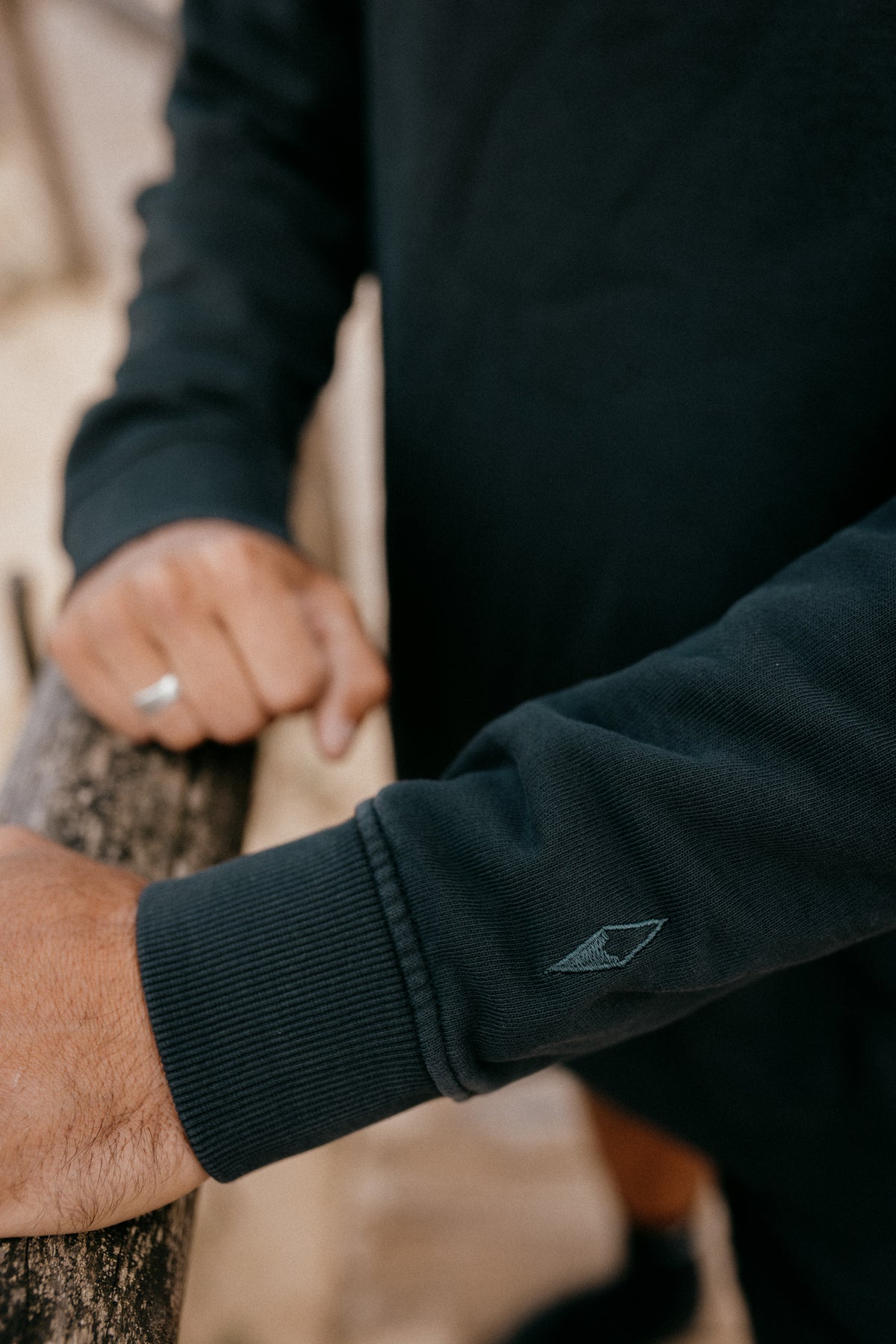 Hoodie {Washed Black}