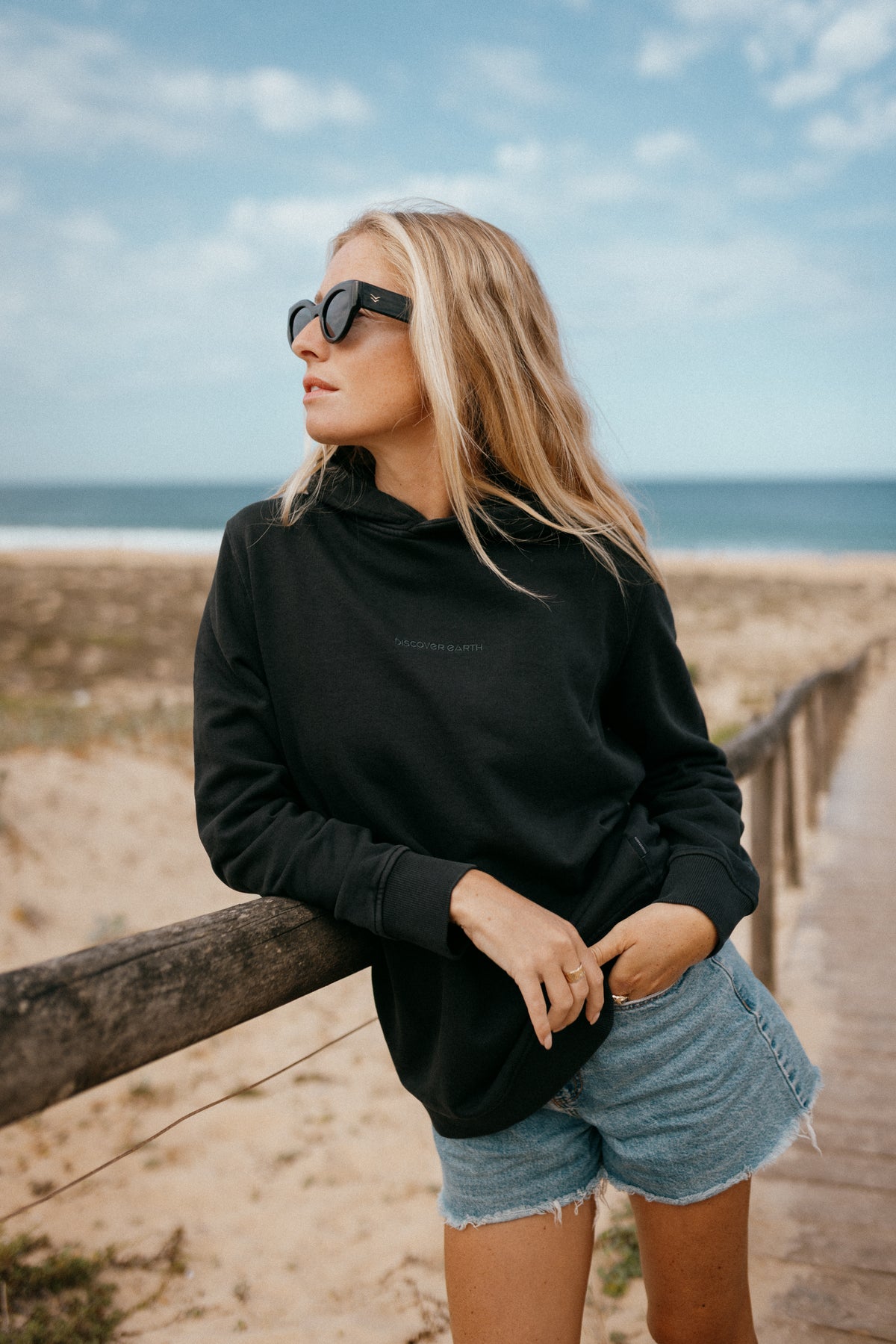 Hoodie {Washed Black}