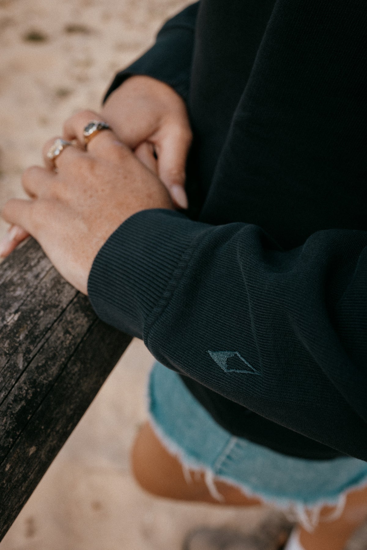 Hoodie {Washed Black}