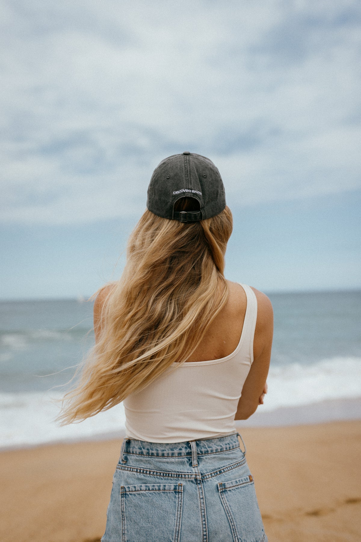 COTTON CAP {FADED BLACK}